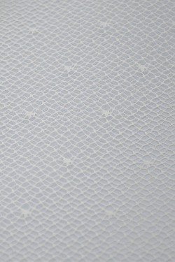 semi-hard tulle with dots...