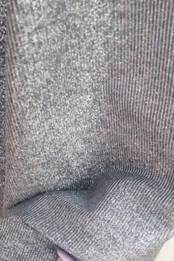 lurex tricot color light gray