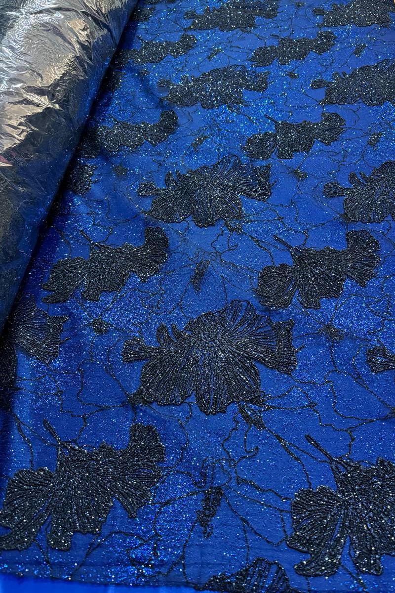 glitter semolina Arum blue general view