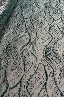 glitter tulle Artemisia Green general view